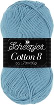 Scheepjes Cotton 8 50g - 711 Blauw