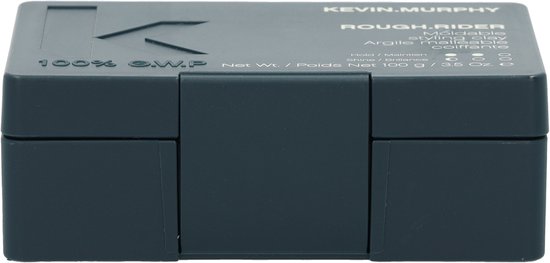 Zijaanzicht van donkerblauwe KEVIN.MURPHY ROUGH.RIDER verpakking.