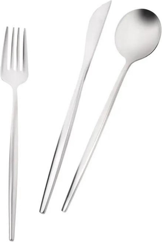 Karaca Besteck-Set Karaca Orion 30-teiliges Besteckset für 6 Personen, Glänzend Schwarz (30-tlg), 6 Personen, Edelstahl, bruchfest rostfrei