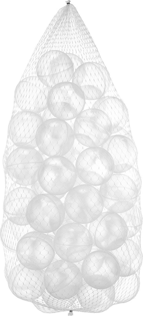 Asir - Ballen voor ballenbak - Transparant - 50 stuks - 7 cm