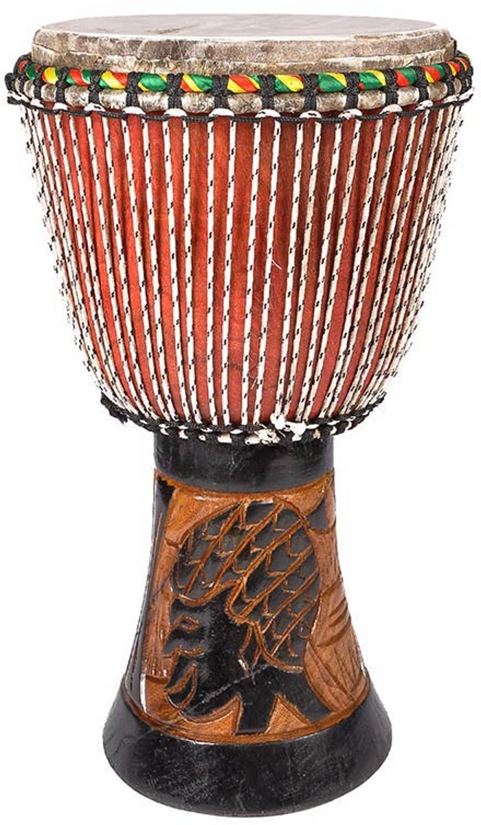Djembé Senegal groot Kangaba KDJS14 35x62cm.