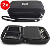 2x Universeel Hard Case voor navigatiesystemen - Geschikt voor alle 5 inch en sommige 6 inch apparaten. Geschikt voor TomTom start 25, Garmin Nuvi Series Navman en Navigon Brands Super Kwalit