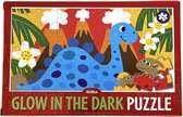 Glow in the dark puzzel Dino.