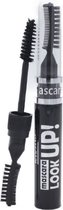 Leticia Well - Mascara voor wimpers met kammetje en borsteltje - Niet Waterproof - Zwart - 1 flesje met 8 ml inhoud
