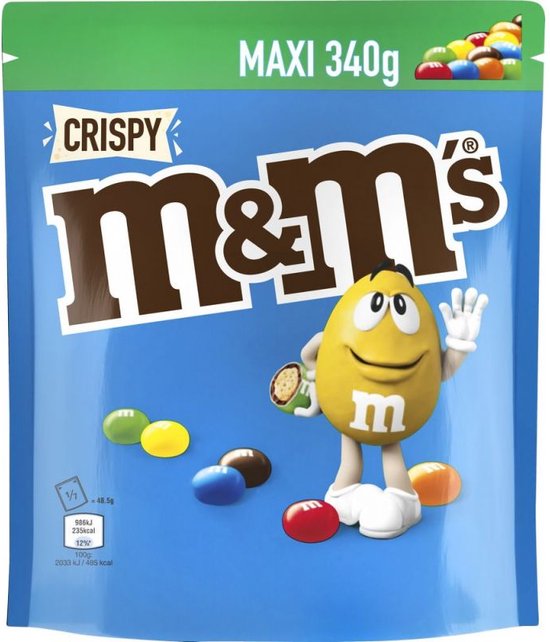 Buy M&M's Maxi pouch crispy 340g online at a great price