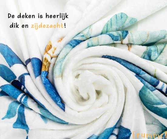Frummel Mijlpaaldeken ‘Leaves’ - Milestone deken - Mijlpaal baby - Kraamcadeau Jongen - Kraamcadeau Meisje - Baby Shower Cadeau - Baby Cadeau - Mijlpaaldeken in het Nederlands - Moederdag cadeau - 115 x 115 cm van Frummel — afbeelding 5