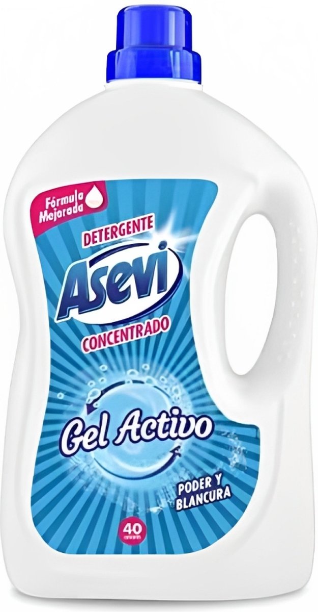 Asevi - Gel Actief Wasmiddel - 40 doses - 2856 Milliliter