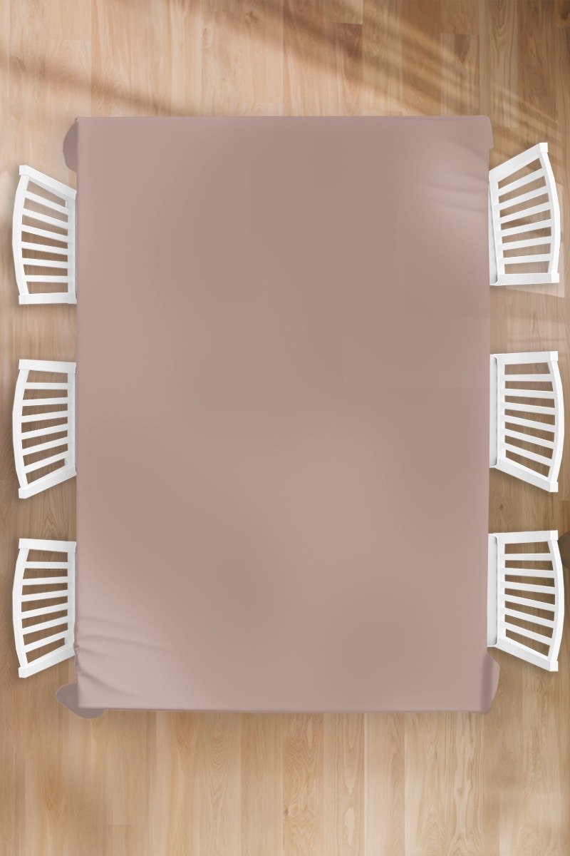 Tafelkleed - Tafellaken - 180x260 cm - Roze - Palet - Oud - Effen - Oudroze - Binnen en Buiten