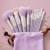 Nieuwe - 13Pcs - Makeup Brush Set - Borstels - Beauty Tools - Make-up Kwastjes set - Paars