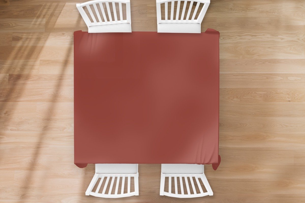 Tafelkleed - Tafellaken - 150x150 cm - Palet - Rood - Interieur - Binnen en Buiten