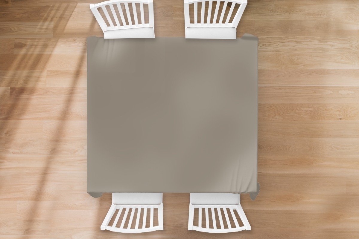 Tafelkleed - Tafellaken - 150x150 cm - Interieur - Kleuren - Beige - Binnen en Buiten