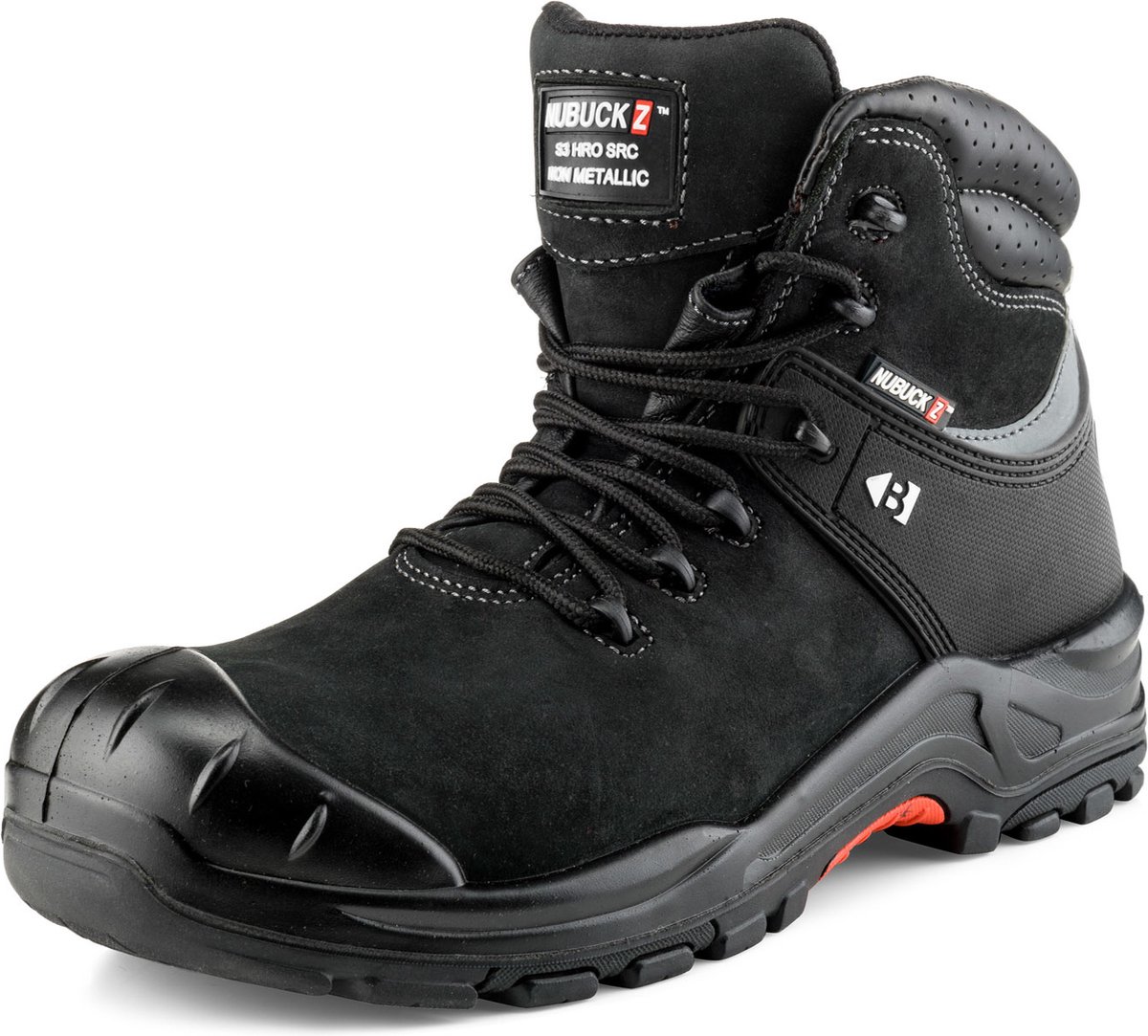Buckler Boots Nubuckz Schoen NKZ102 Hoog S3 - Zwart - 46