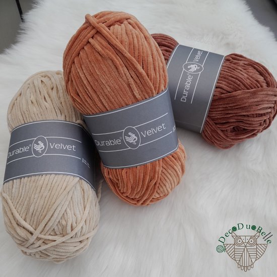 Durable Velvet garen pakket: "Knuffel"
