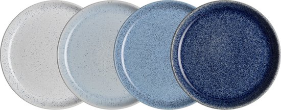 Denby Studio Blue Coupe Assiette Medium Set de 4 ø 21 cm