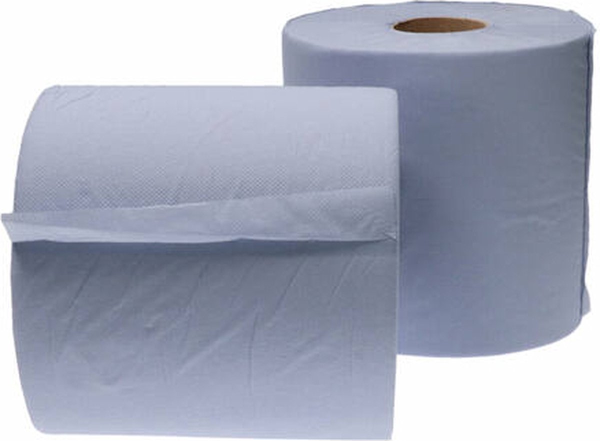 CMT 550310 Centerfeed Roll, Midi 1-laags, blauw, rol 300mtr, doos 6 rol - Blauw