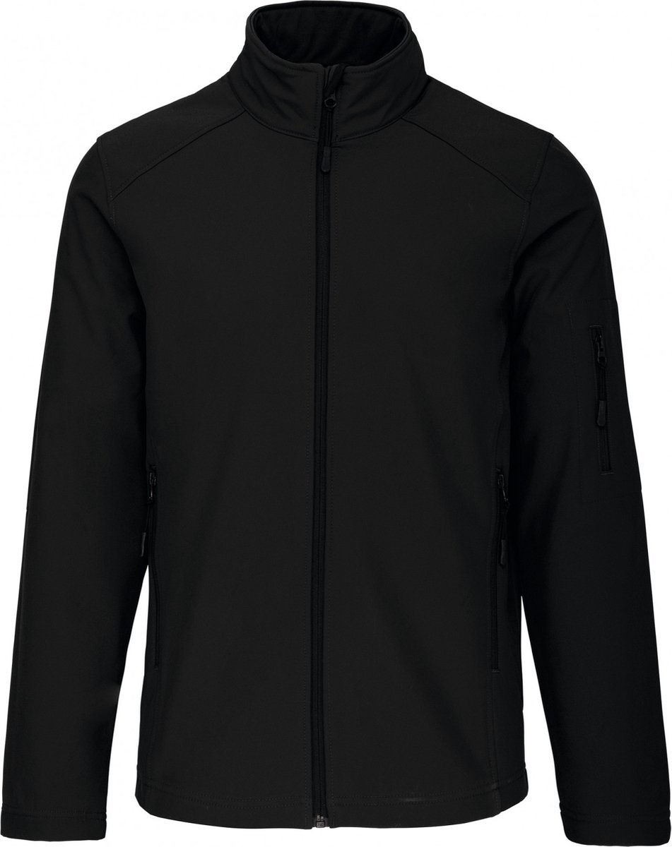 Kariban Kindersoftshelljas K402 – 10/12 Y 10/12 ans Zwart