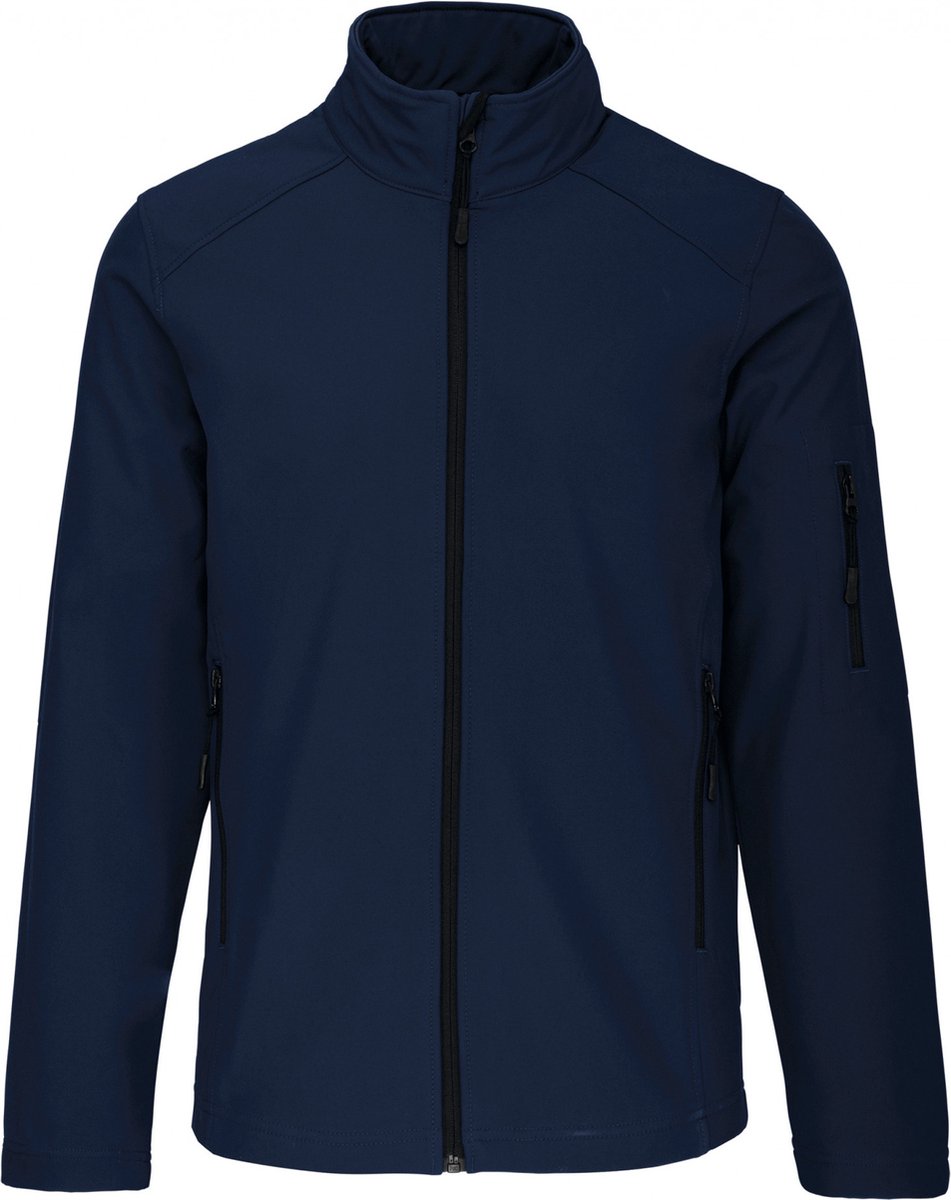 Kariban Kindersoftshelljas K402 – 10/12 Y Blauw