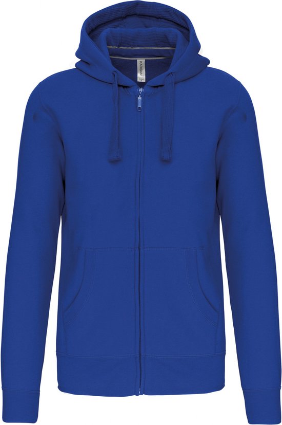 Sweatshirt Heren 4XL Kariban Lange mouw Light Royal Blue 80% Katoen, 20% Polyester