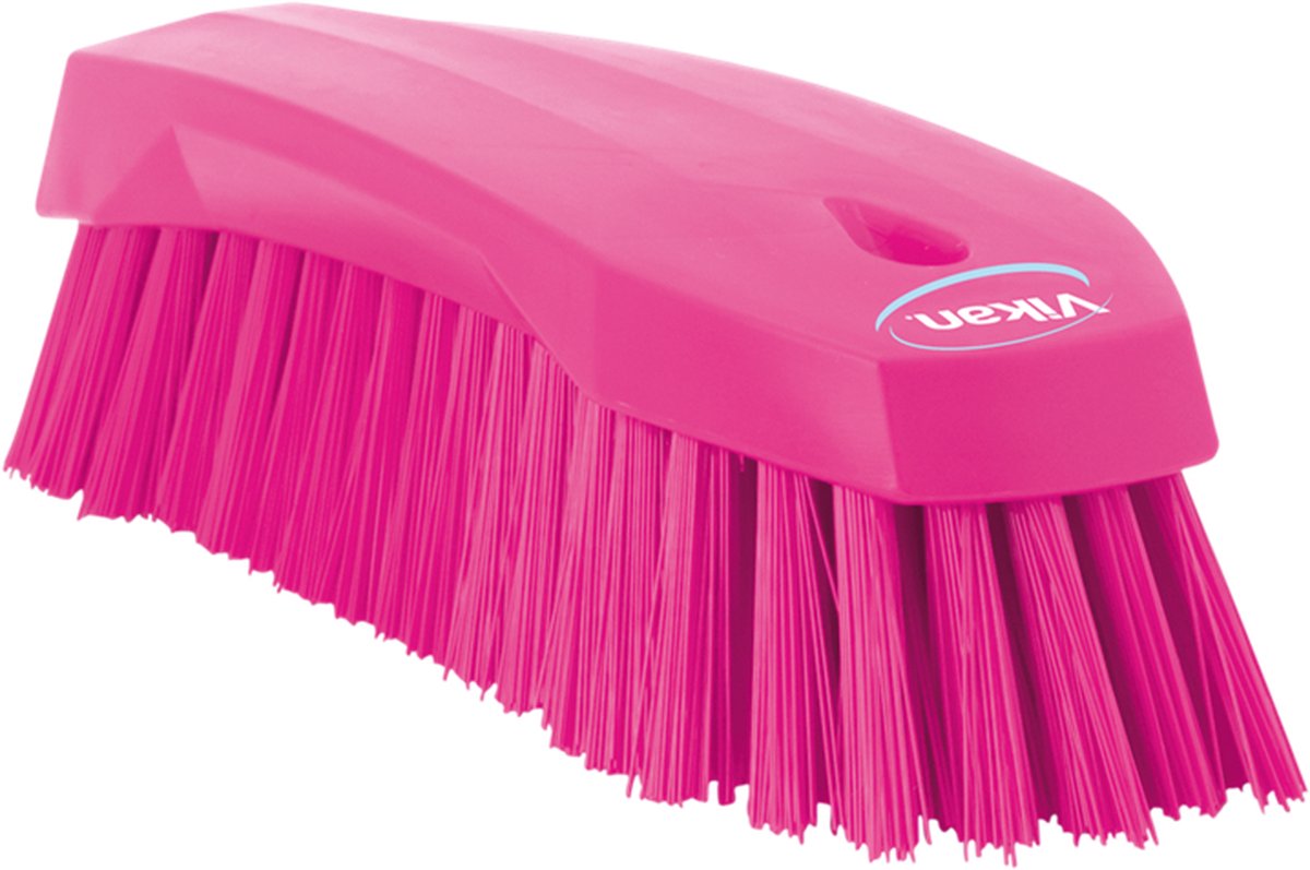 Vikan Hygiene 3890 grote werkborstel hard 7x20cm - Oranje