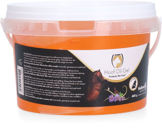 Excellent Hoof Oil Gel - 400 gram - Beschermd de hoeven tegen hoornkloven en afsplinteren - Geschikt voor paarden Excellent Hoof Oil Gel - 400 gram - Beschermd de hoeven tegen hoornkloven en afsplinteren - Geschikt voor paarden