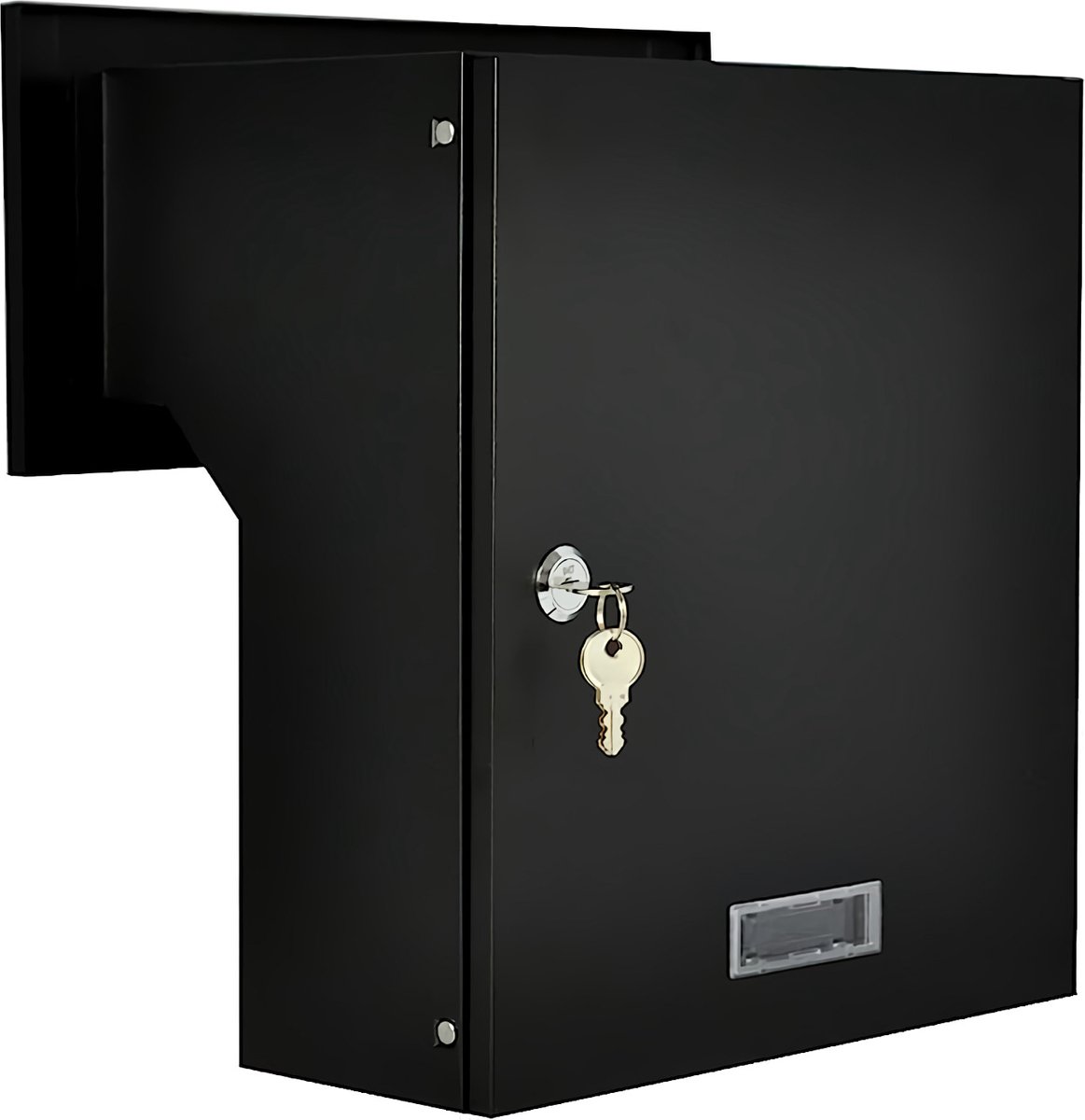 Cassetta Lettere Incasso Grigio Antracite RAL 7016 - Buca Postale C4 Regolabile 190-260mm