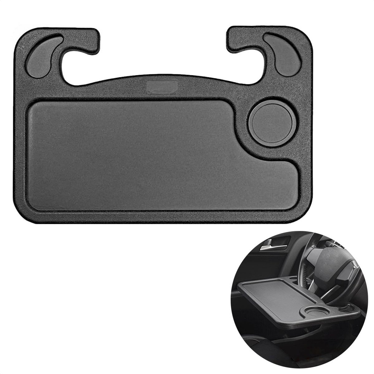 Multifunctionele Kaart Tickethouder Auto Auto Id Ic Clip Zwart Dashboard Deur Zelfklevende Clips Auto Styl