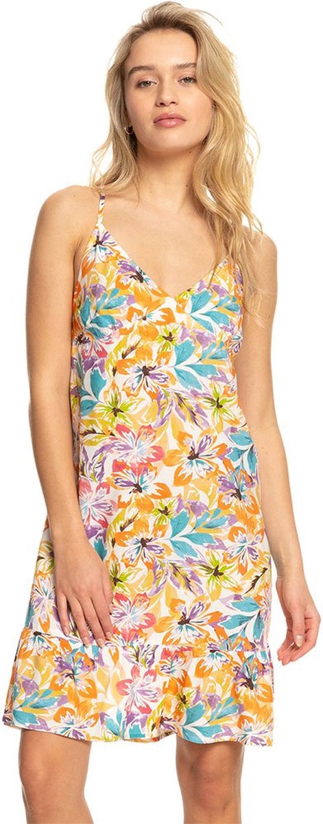 Roxy Sunshine Lover Mouwloze Jurk Veelkleurig S Vrouw Wit