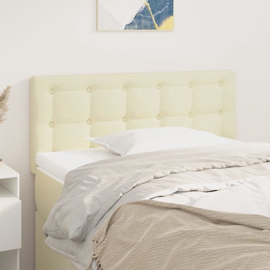 vidaXL-Hoofdbord-80x5x78/88-cm-kunstleer-crèmekleurig