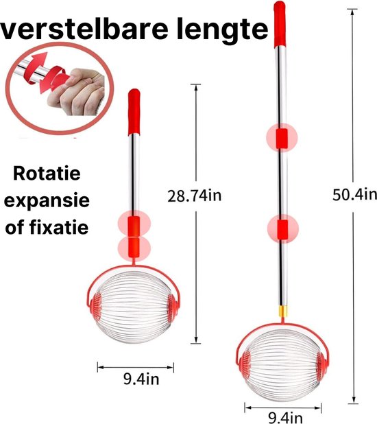 Notenraper - Eikelraper 2 In 1 - Walnootraper Waterbestendig - 100% Tevredenheidsgarantie - Verstelbaar In Lengte van Strexx — afbeelding 5