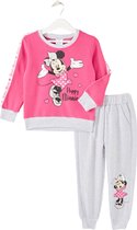 Disney Minnie Mouse Jogging Suit - Survêtement - Home Suit - Rose - Taille 122 (7 ans)