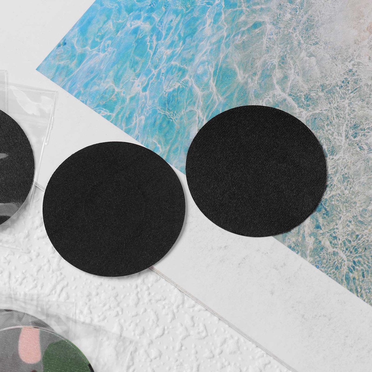 Goedkoopste Tepelstickers - Zwart - ⌀6cm - Rond - 1 paar - Sexy - Nipple Covers - Tepelplakkers - Tepelbedekkers