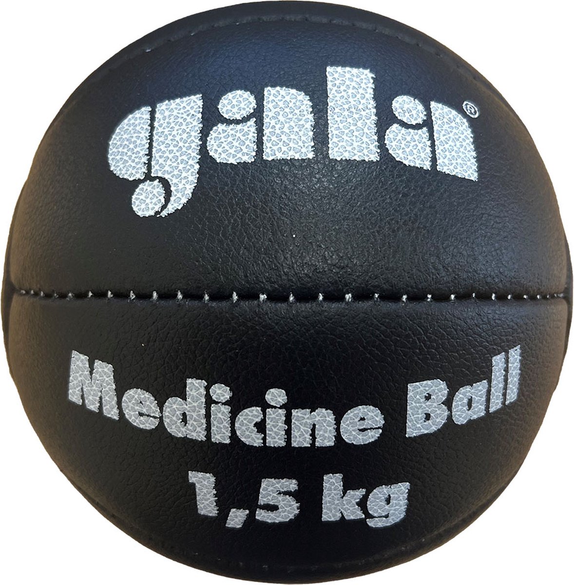 Gala Medicine Ball - Medicijn bal - 1,5 kg - Zwart Leer