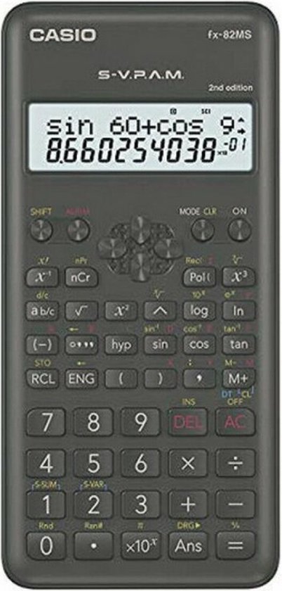 Casio fx-82MS-2 - Wetenschappelijke rekenmachine