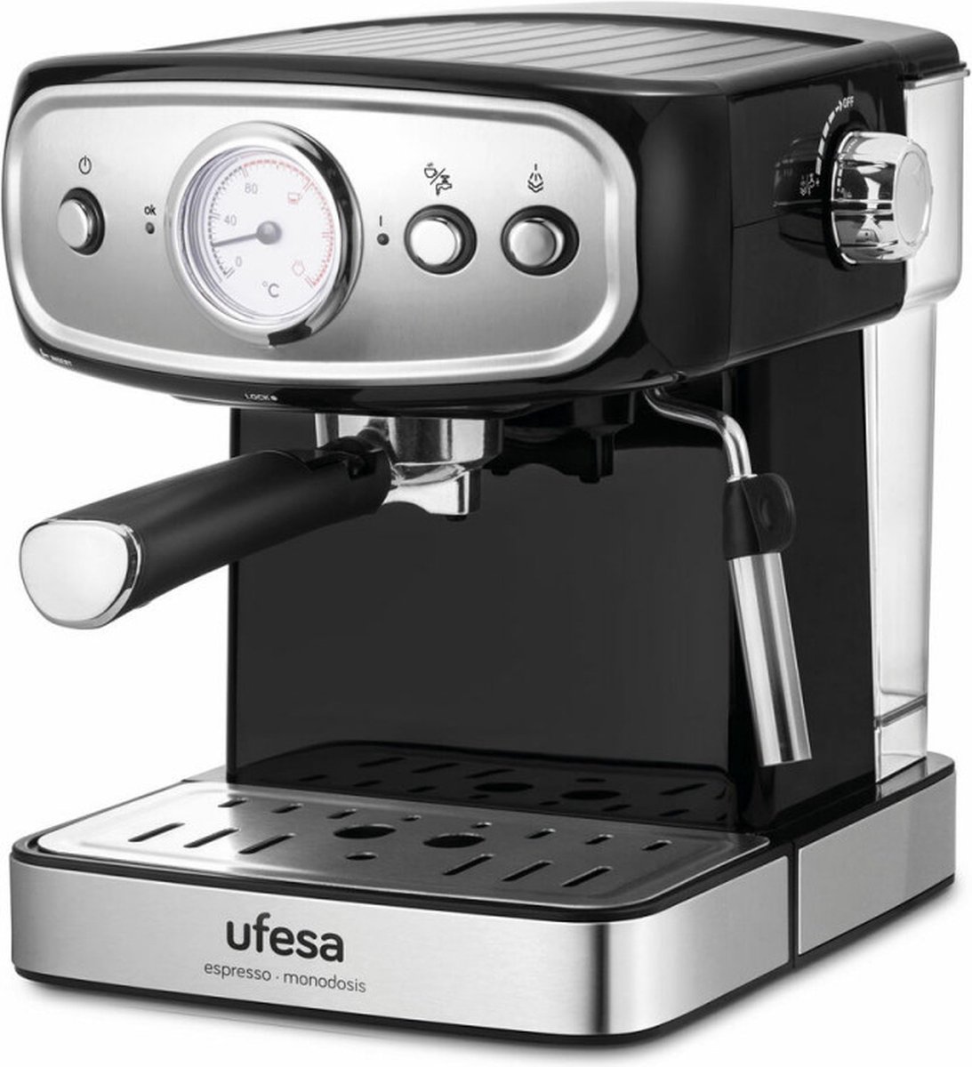 Ufesa CE7244 BRESCIA Espresso Pistonmachine 850 Watt - afbeelding 2