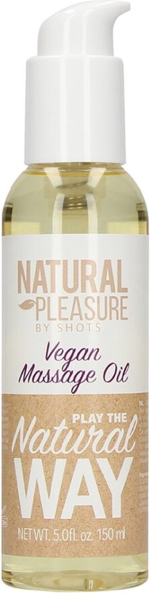 Goedkoopste Shots - Natural Pleasure Vegan Massageolie - 150ml