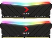 PNY XLR8 Gaming Epic-X RGB - Geheugen - DDR4 - 16 GB: 2 x 8 GB - 288-PIN - 3600 MHz / PC4-28800 - CL18 - 1.35V - zwart