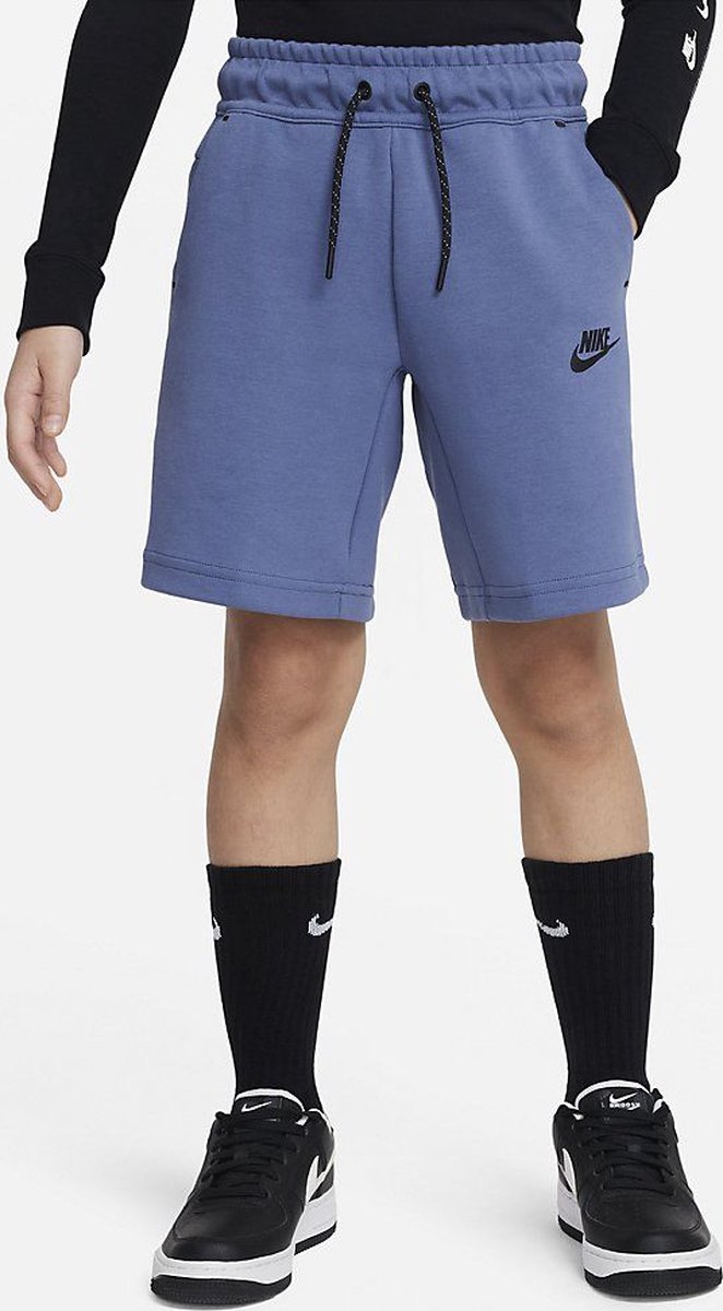 Nike Sportswear Tech Fleece Short Kids Blue Diffusé | bol