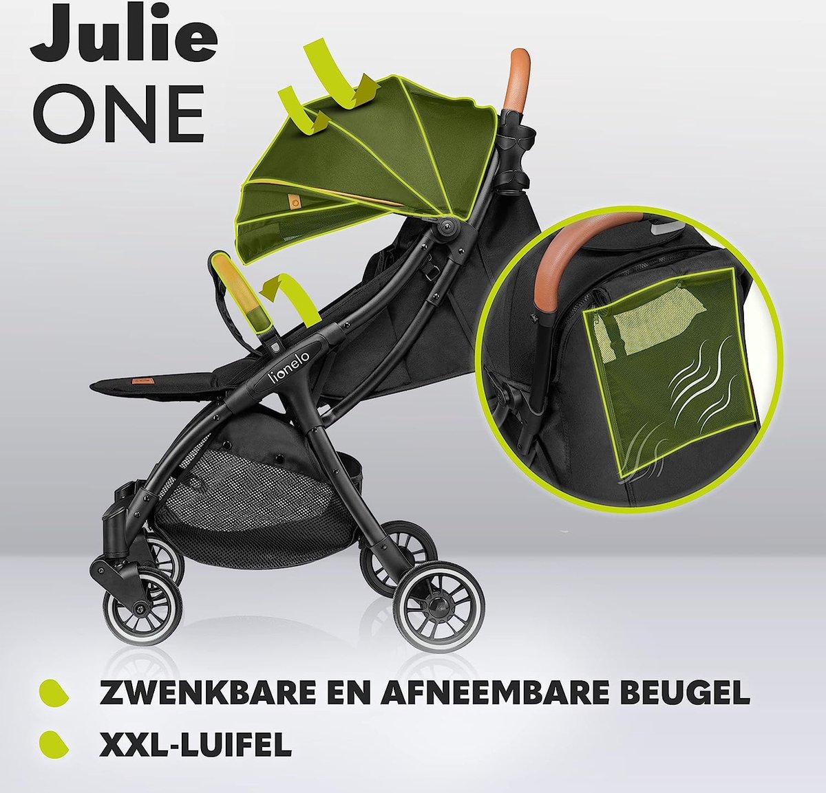 Lionelo Buggy Julie One - Poussette Premium - Pliage automatique