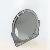 Make Up Spiegel - Ovaal - Staand Kantelbaar - Dubbelzijdig - Met Vergroting - Scheerspiegel - ⌀ 11.5 cm
