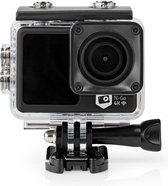 Bol.com Nedis Action Cam - Dubbel scherm - 4K@30fps - 16 MPixel - Waterbestendig tot: 30.0 m - 90 min - Wi-Fi - App beschikbaar ... aanbieding