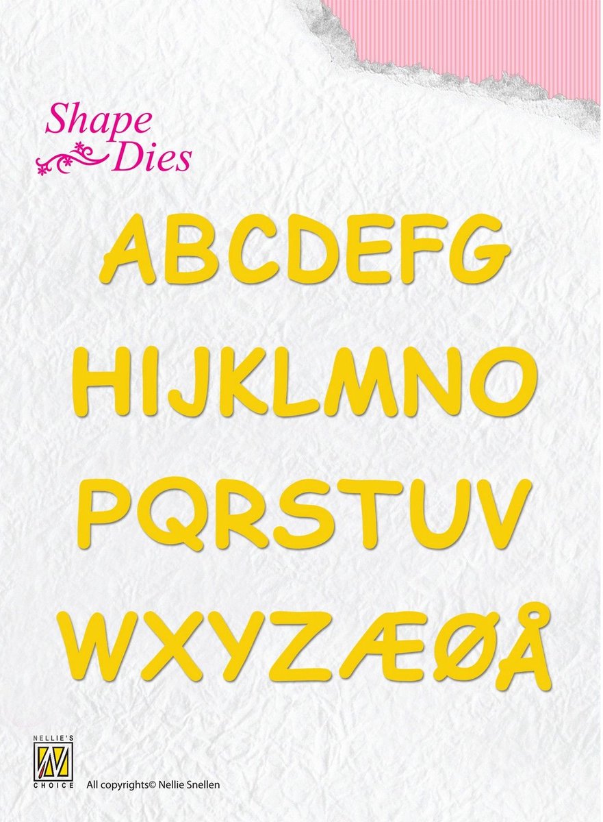 Nellies Choice Shape Mal - Alphabet SD037