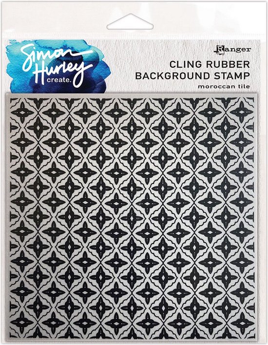Ranger Simon Hurley create. Background Stamp Morrocan Tile | bol