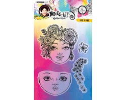 Clear stamps ABM Mixed-up - Face to face nr. 287