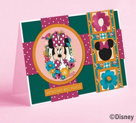 Kit de fabrication de cartes Minnie Mouse 20,3 x 20,3 cm (DYP0021)