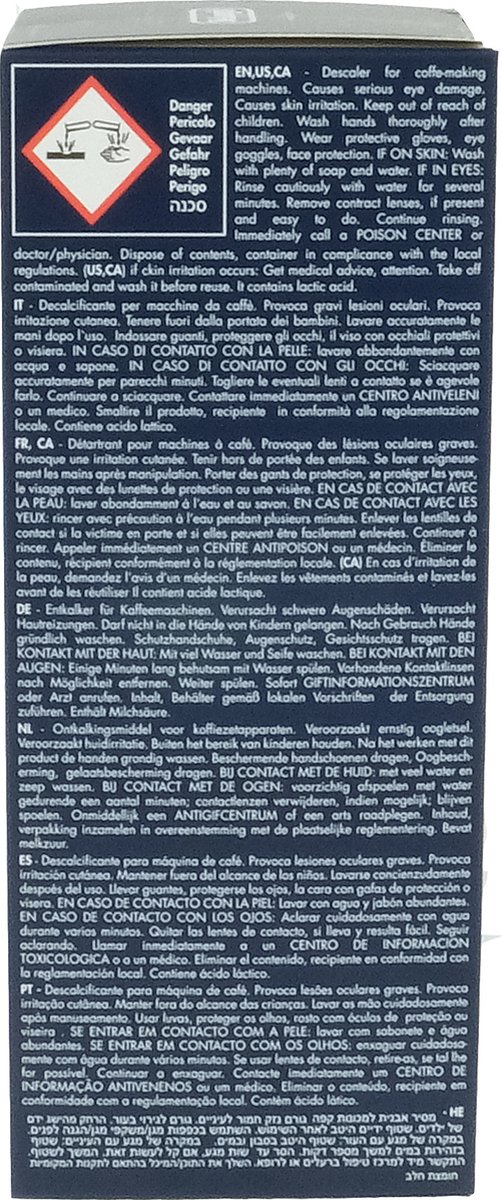 Détartrant liquide compatible avec Delonghi Original EcoDecalk DLSC500 /  AEG (12 x 500 ml) pour machine à café de AllSpares : : Cuisine et  Maison