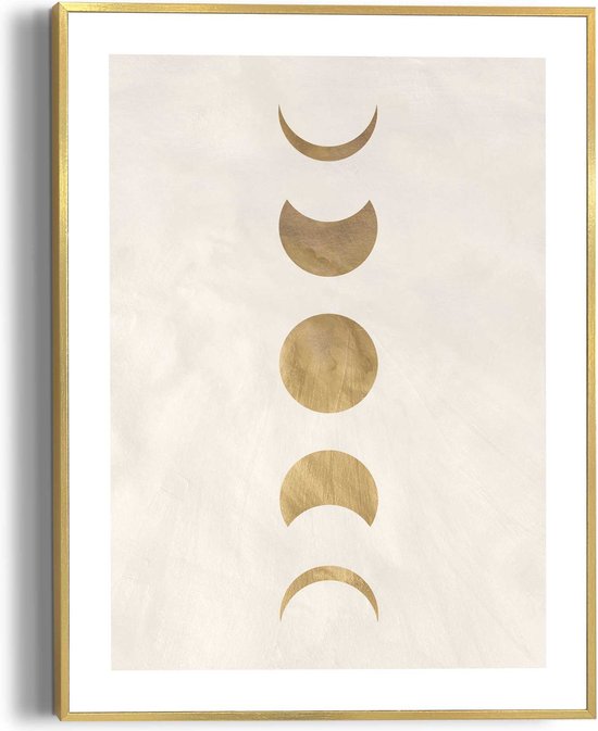 Schilderij Moonphases 40x30 cm