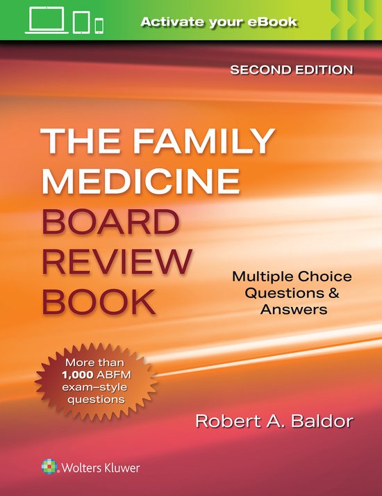 Family Medicine Board Review Book, Robert A. Baldor 9781975213466