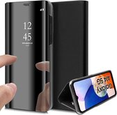 Hoesje geschikt voor Samsung Galaxy A14 - Book Case Spiegel Zwart