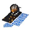 Afbeelding van het spelletje Relaxdays bingo spel - herbruikbare bingokaart - bingomolen - set - kinderbingo - ouderen
