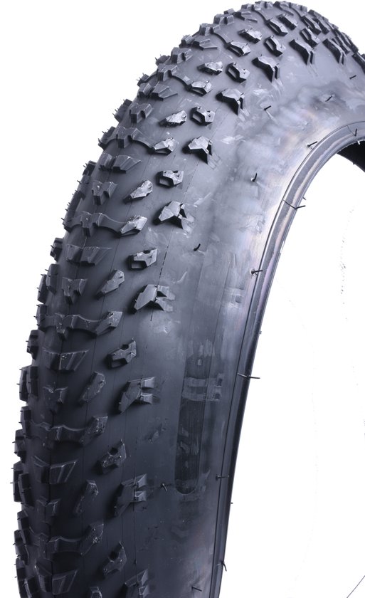Fatbike buitenband 20×4.00 zwart grof profiel all-terrain noppenband voor Enduro extra grip duurzaam